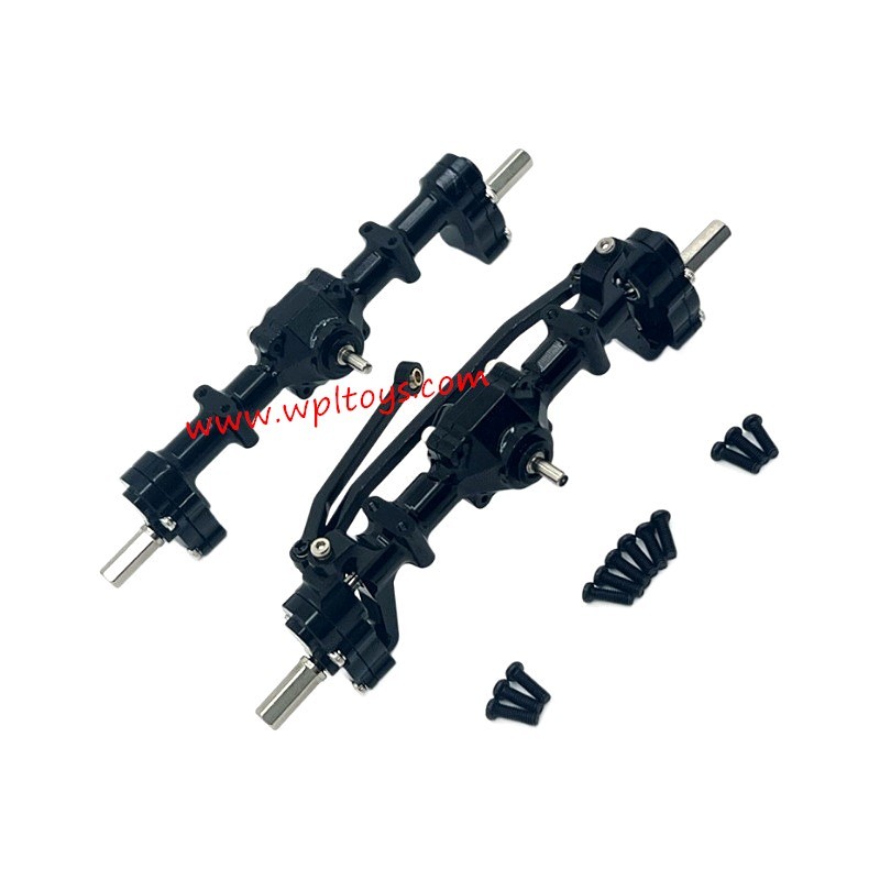 WPL B14 Parts Front and Rear Axles Black WPL B14 Parts Front and Rear Axles Black
