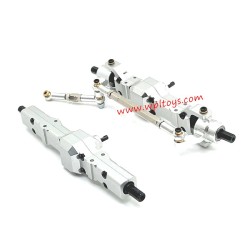 WPL B14 Upgrade Parts Front and rear axle assembly silver