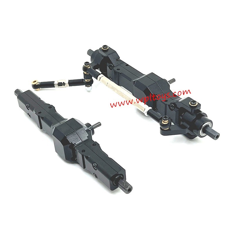 WPL B14 Upgrade Parts Front and rear axle assembly black WPL B14 Upgrade Parts Front and rear axle assembly black