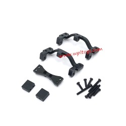 WPL B14 Upgrade Parts On-Bridge Servo Tie Rod Holder black
