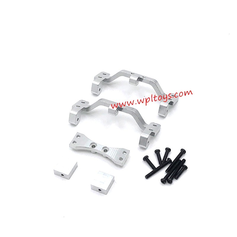 WPL B14 Upgrade Parts On-Bridge Servo Tie Rod Holder silver