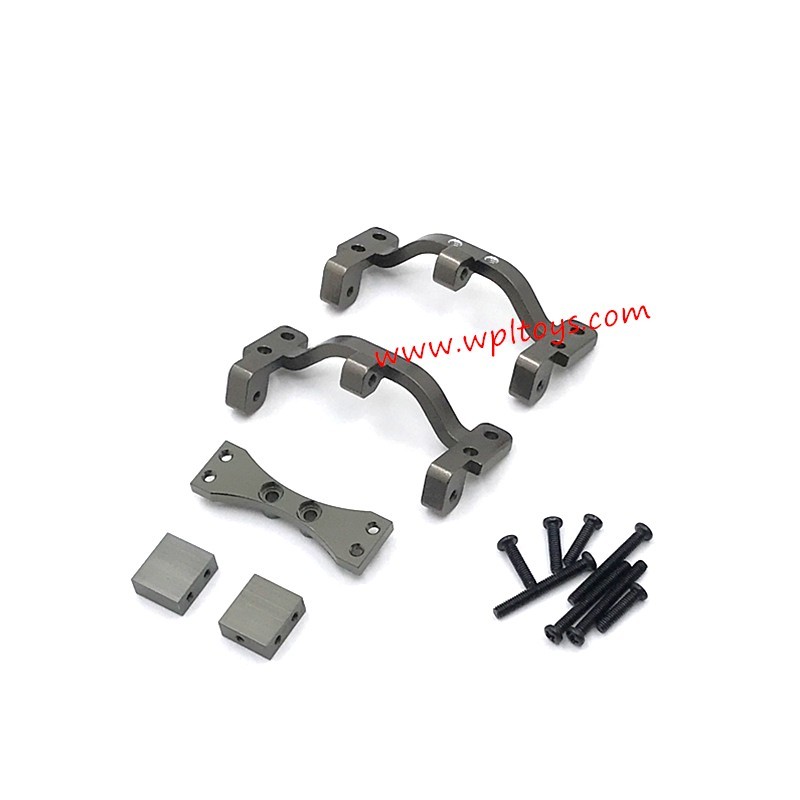 WPL B14 Upgrade Parts On-Bridge Servo Tie Rod Holder gray WPL B14 Upgrade Parts On-Bridge Servo Tie Rod Holder gray