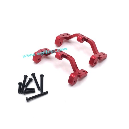 WPL B14 Upgrade Parts Metal Upgrade Kit Tie Rod Holder red