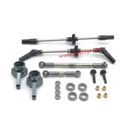 WPL B14 Upgrade Parts Metal Front and Rear Axle front