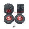 WPL B14 Upgrade Parts Gravel Tire red