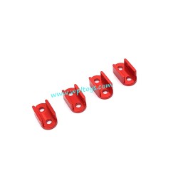 WPL B14 Upgrade Parts Metal Spring Leaf Mount red