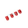 WPL B14 Upgrade Parts Metal Spring Leaf Mount red