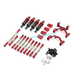 WPL B14 Upgrade Parts Metal Upgrade Kit red