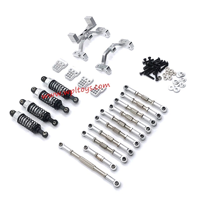 WPL B14 Upgrade Parts Metal Upgrade Kit silver WPL B14 Upgrade Parts Metal Upgrade Kit silver