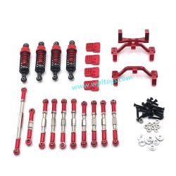 WPL B14 Upgrade Parts Metal Upgrade Kit red front