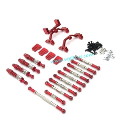WPL B14 Upgrade Parts Metal Modification Kit red