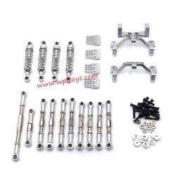 WPL B14 Upgrade Parts Metal Modification Kit silver front