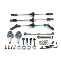 WPL B36 Upgrade Parts Metal Front, center and rear axles, steel gears, universal joints