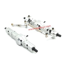 WPL B36 Upgrades Front and Rear Axles silver