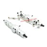 WPL B36 Upgrades Front and Rear Axles silver