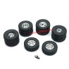 WPL B36 Upgrades Gravel Hubs silver