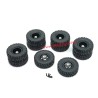 WPL B36 Upgrades Gravel Hubs black
