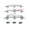 WPL B36 Upgrades Front, middle and rear axles silver