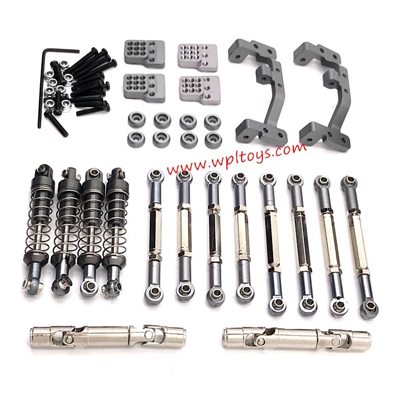 WPL C14 Upgrade Parts Metal Upgrade Kit gray WPL C14 Upgrade Parts Metal Upgrade Kit gray