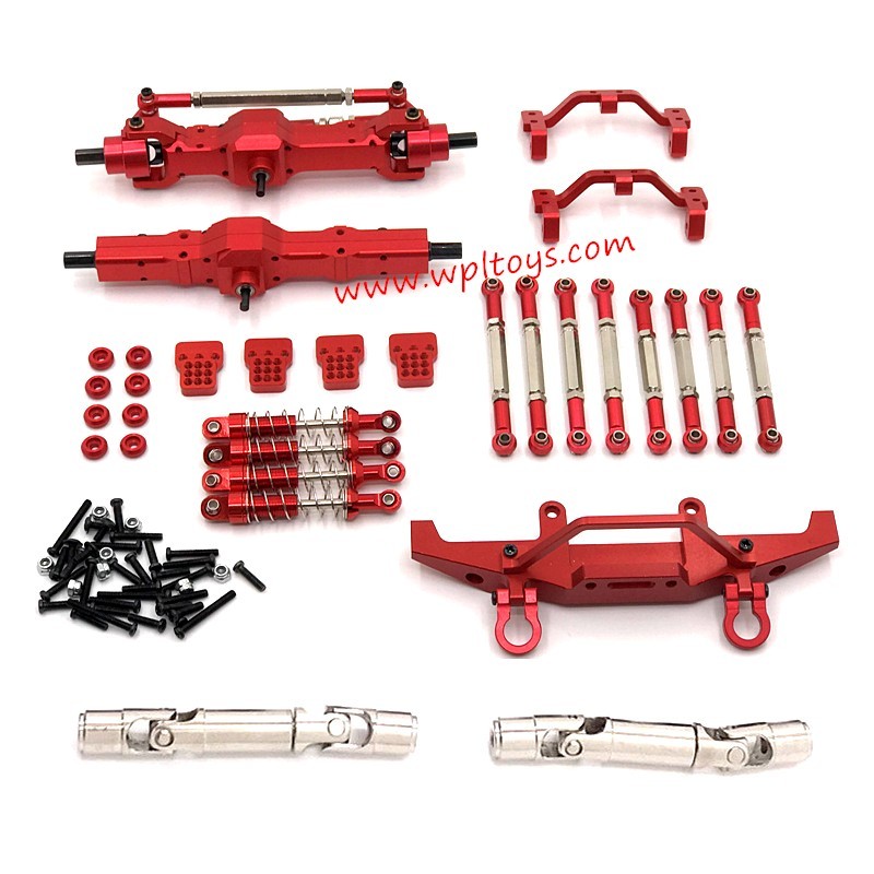 WPL C14 Upgrade Parts Metal Kit Red WPL C14 Upgrade Parts Metal Kit Red