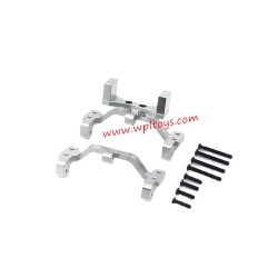 WPL C14 Upgrade Parts Bridge Servo Tie Rod Holders Silver