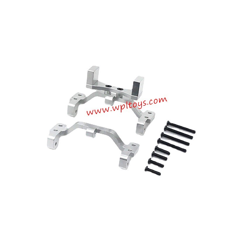 WPL C14 Upgrade Parts Bridge Servo Tie Rod Holders Silver WPL C14 Upgrade Parts Bridge Servo Tie Rod Holders Silver