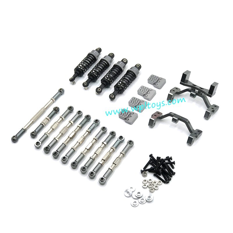 WPL C14 Upgrade Parts Metal Conversion Kit gray WPL C14 Upgrade Parts Metal Conversion Kit gray