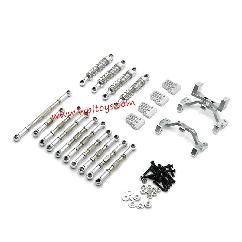 WPL C14 Upgrade Parts Metal modification kit Silver WPL C14 Upgrade Parts Metal modification kit Silver