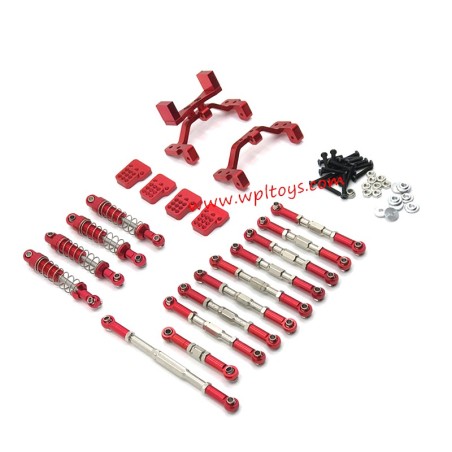 WPL C14 Upgrade Parts Metal modification kit Red