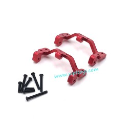WPL C14 Upgrade Parts Metal Tie Rod Holder red