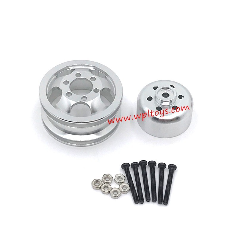 WPL C14 Upgrade Parts Metal Tire silver WPL C14 Upgrade Parts Metal Tire silver