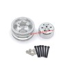 WPL C14 Upgrade Parts Metal Tire silver