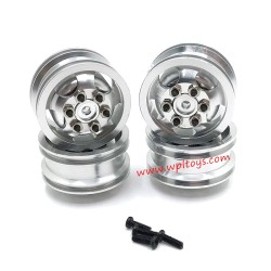 WPL C14 Upgrade Parts Metal Tires silver
