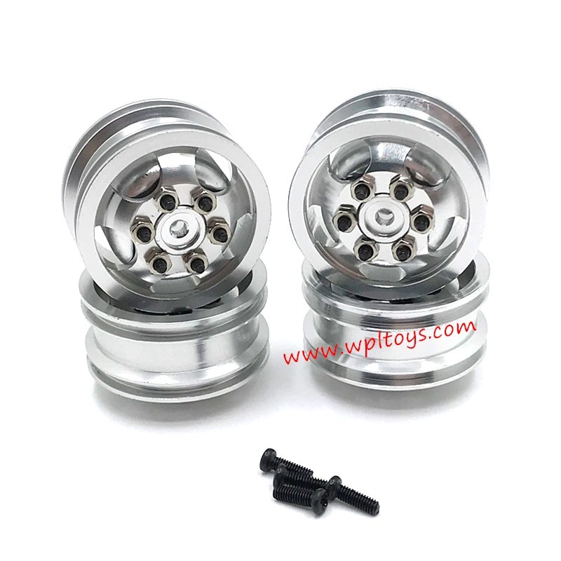WPL C14 Upgrade Parts Metal Tires silver WPL C14 Upgrade Parts Metal Tires silver