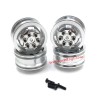 WPL C14 Upgrade Parts Metal Tires silver