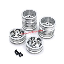 WPL C14 Upgrade Parts Metal Conversion Tire silver