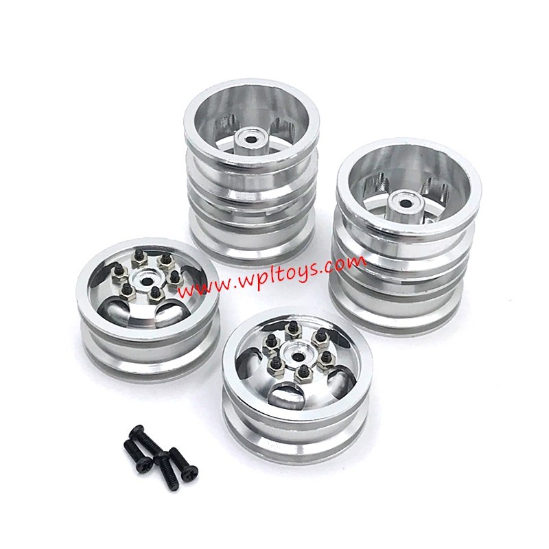 WPL C14 Upgrade Parts Metal Conversion Tire silver WPL C14 Upgrade Parts Metal Conversion Tire silver
