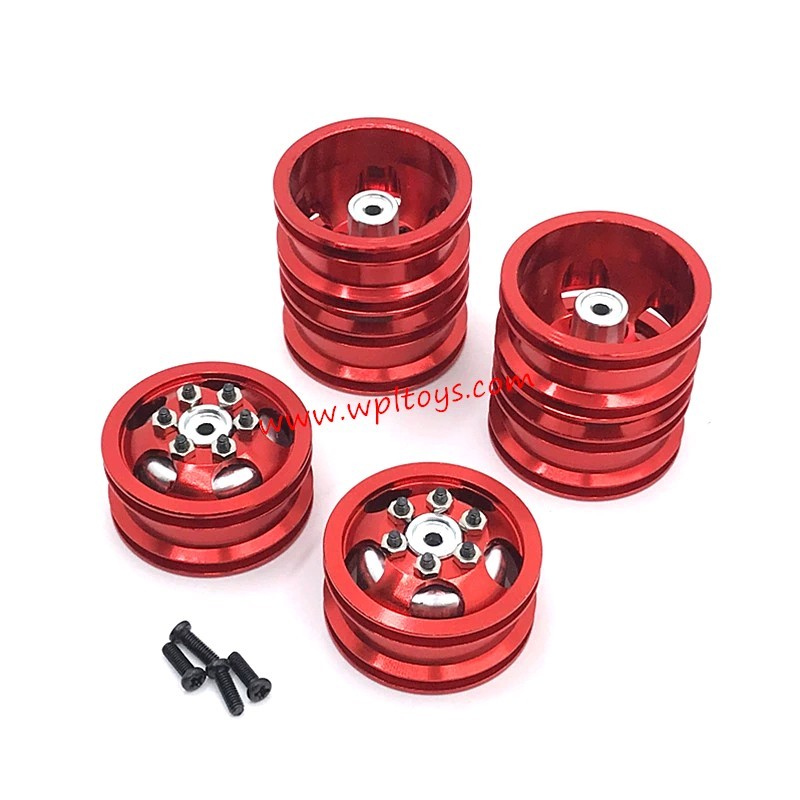 WPL C14 Upgrade Parts Metal Conversion Tire red WPL C14 Upgrade Parts Metal Conversion Tire red