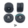 WPL C14 Upgrades Metal Wheels (Front single wheel + rear double wheel) black