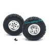 WPL C14 Upgrade Parts Metal Wheels (Front single wheel) silver