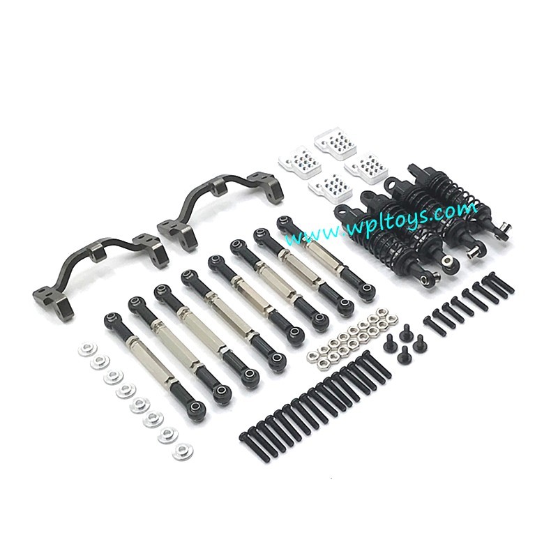WPL C14 RC Car Upgrades Metal Assembly Kit black WPL C14 RC Car Upgrades Metal Assembly Kit black