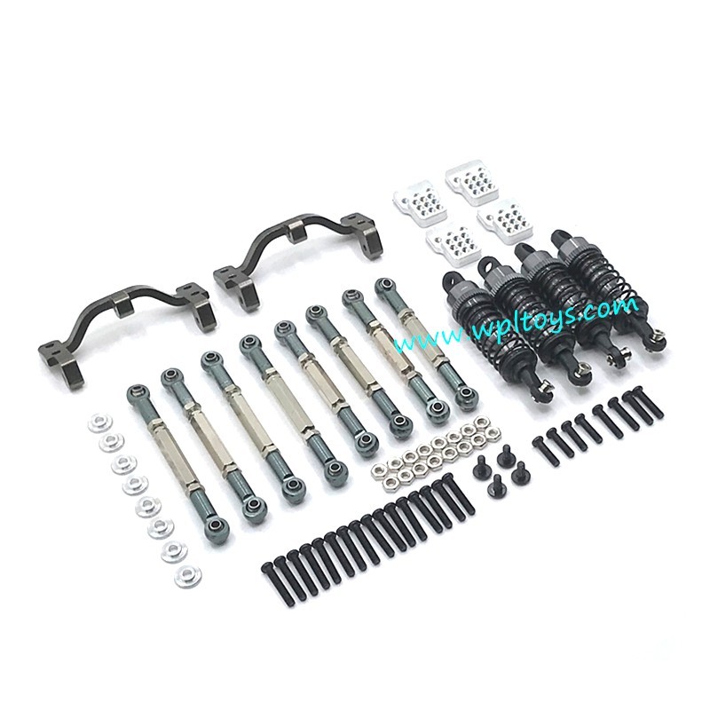 WPL C14 RC Car Upgrades Metal Assembly Kit gray WPL C14 RC Car Upgrades Metal Assembly Kit gray