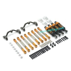 WPL C14 RC Car Upgrades Metal Assembly Kit yellow
