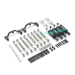 WPL C14 RC Car Upgrades Metal Assembly Kit silver