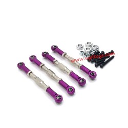 WPL C14 RC Car Upgrades Metal Adjustable rod purple