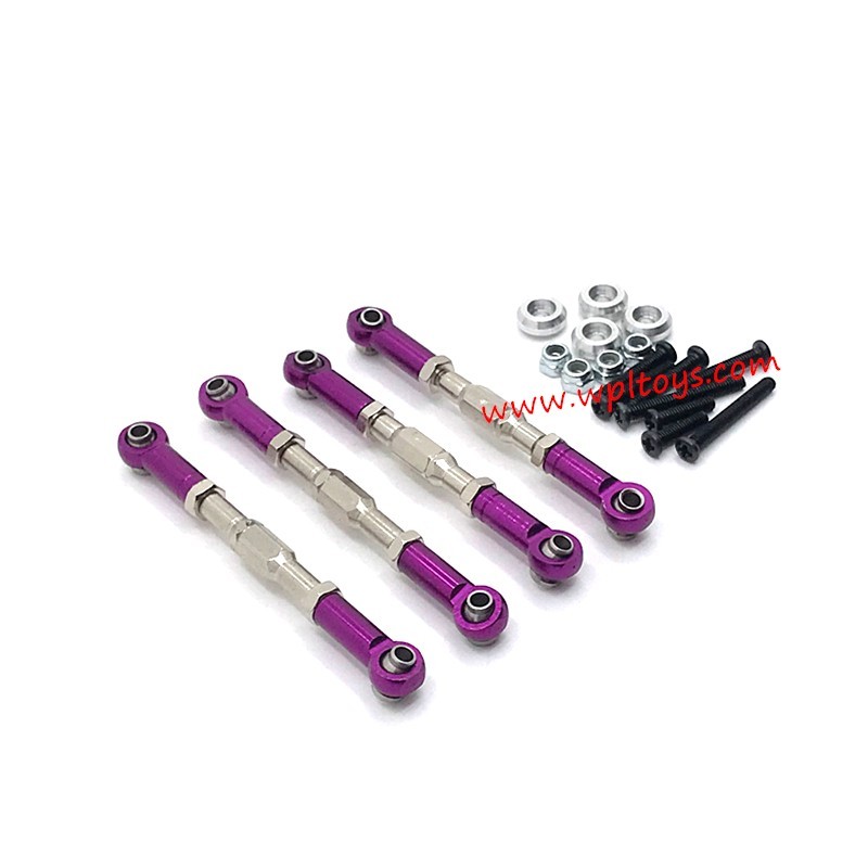 WPL C14 RC Car Upgrades Metal Adjustable rod purple WPL C14 RC Car Upgrades Metal Adjustable rod purple