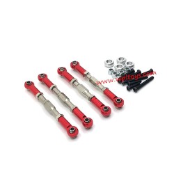 WPL C14 RC Car Upgrades Metal Adjustable rod red