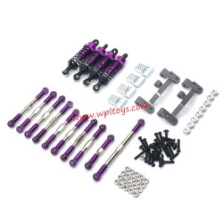 WPL C14 RC Car Upgrades Metal set purple