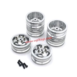 WPL C24 Upgrades Metal Tires Silver