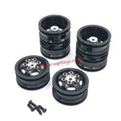 WPL C24 Upgrades Metal Tires Black